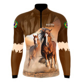 Camisa Blusa Agro Cowboy Cavalo Infantil
