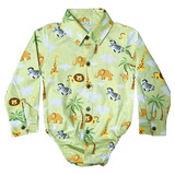 Camisa Body Safari Menino Criança Bebê