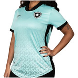 Camisa Botafogo Feminina 2024 Azul Turquesa