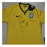 Camisa Brasil Autografada Cafú Original Seleção