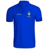 Camisa Brasil Gola Polo Camiseta Brasileira Copa Do Mundo
