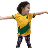 Camisa Brasil Infantil Torcedor Comemorativa Copa Do Mundo 1