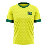 Camisa Brasil Jatoba Copa 2022 Amarela