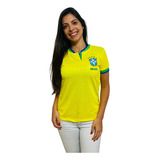 Camisa Brasil Licenciada Feminina