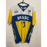 Camisa Brasil Vôlei Feminino M Oficial