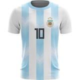Camisa Camiseta Argentina Seleção Messi Ídolo
