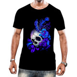 Camisa Camiseta Arte Tumblr Esqueletos Caveira