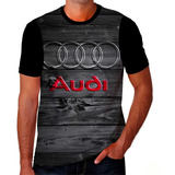 Camisa Camiseta Audi Logo Carro Pneu