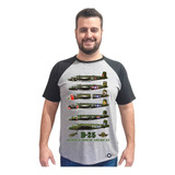 Camisa Camiseta Avião Caça Bombardeiro B25 B 25 Guerra 