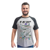 Camisa Camiseta Avião Caça F15 F-15 Eagle Militar Combate C1