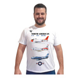 Camisa Camiseta Avião Caça F1c Fj3 Xfj2b Guerra Combate