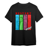 Camisa Camiseta Basica Restart Tour Pra