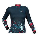 Camisa Camiseta Blusa Pesca Presa Viva Feminina Flower Baby