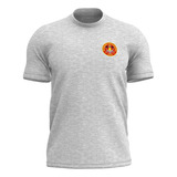 Camisa Camiseta Bombeiro Civil Profissional Padrão Vermelha