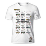 Camisa Camiseta Caças Aviões Guerra Mundial Bombardeiros