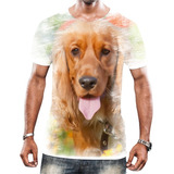 Camisa Camiseta Cachorros De Raça Cocker