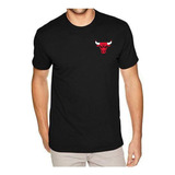 Camisa Camiseta Chicago Bulls Basquete Masculina