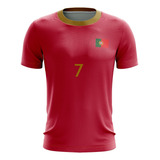 Camisa Camiseta Cristiano Ronaldo Cr7 Portugal Seleção 