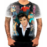 Camisa Camiseta Elvis Presley Cantor Rei