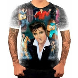 Camisa Camiseta Elvis Presley Cantor Rei