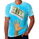 Camisa Camiseta Envio Hoje Dolar Dinheiro Milionario 04