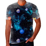 Camisa Camiseta Envio Rápido Espaço Universo Céu Arte 05
