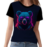 Camisa Camiseta Estampada T-shirt Face Urso