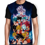Camisa Camiseta Goku Limit Break Dragon