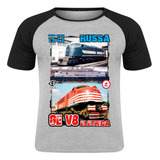 Camisa Camiseta Locomotiva Ge V8 Russa