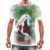 Camisa Camiseta Masculina Desgaste Animal Cavalo Hipismo 10
