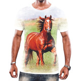 Camisa Camiseta Masculina Desgaste Animal Cavalo Hipismo 16