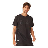 Camisa Camiseta Masculino Nba Estampada Chicago Bulls Preta