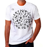 Camisa Camiseta Matemática Números Equação