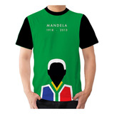 Camisa Camiseta Nelson Mandela África Do Sul 1