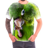 Camisa Camiseta Papagaio Loro Pássaro Raça Envio Rápido 22