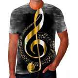 Camisa Camiseta Partitura Música Cifra Sol