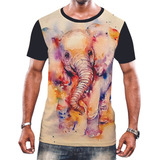 Camisa Camiseta Personaliza Animal Elefante Africa Asia 16
