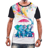 Camisa Camiseta Personaliza Animal Elefante Africa Asia 3
