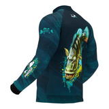 Camisa Camiseta Pesca Presa Viva Proteção Solar Envio Rápido