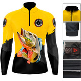 Camisa Camiseta Pesca Tucunaré Masculina Prt Uv50 Playpesca
