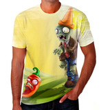 Camisa Camiseta Plants Vs Zombies Jogo