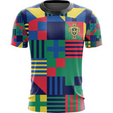 Camisa Camiseta Portugal Time Promoção Adulto Infantil