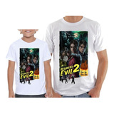 Camisa Camiseta Resident Evil 2 Adulto Infantil Plus Size