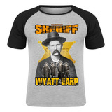 Camisa Camiseta Sheriff Wyatt Earp Velho Oeste Western 