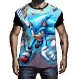 Camisa Camiseta Sonic Jogos Video Game Gamers Fliperama 10