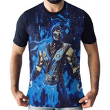 Camisa Camiseta Sub Zero Mortal Kombat
