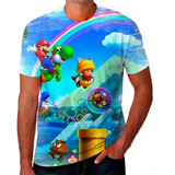 Camisa Camiseta Super Mario Bros Jogo Envio Rápido 18