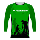 Camisa Camiseta Uniforme Jardineiro Jardinagem Manga Longa