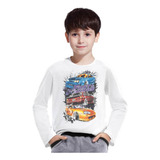Camisa Camiseta Velozes E Furiosos Manga Longa Infantil C