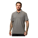 Camisa Casual Polo Piquet Patch Denim Logo Bordado Reserva